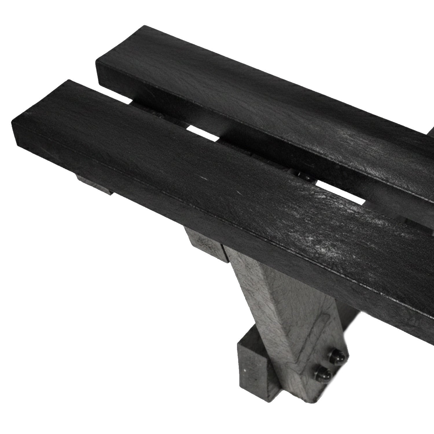 Recycled Plastic Walkthrough Picnic Table - Resists splintering or rotting
